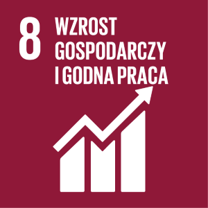 Cel 8: Promować stabilny, zrównoważony i inkluzywny wzrost gospodarczy, pełne i produktywne zatrudnienie oraz godną pracę dla wszystkich ludzi
